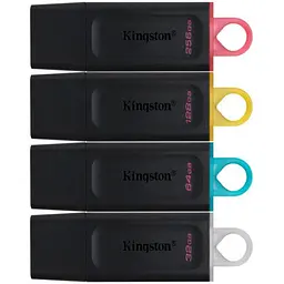 Флеш пам'ять USB Kingston DataTraveler Exodia 128GB USB 3.2 Gen 1 Black/Yellow (DTX/128GB) - мініатюра 6