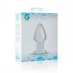 Скляний анальний пробка Gildo Glass Buttplug No. 25,9.6х4.5 см - мініатюра 4