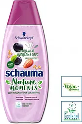 Шампунь Schauma Nature Moments Смузі Ягода Асаї, Мигдаль та Овес, для дуже сухого та виснаженого волосся, 400 мл - мініатюра 2
