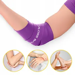 Стрічка компресійна для флосингу 4FIZJO Floss Band 207 x 5 x 0.1 см Violet (P-5905973405201) - мініатюра 6