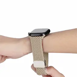 Ремінець Dux Ducis Nylon Woven для Apple Watch 38/40/41/42mm(ser.10) Biege - мініатюра 3