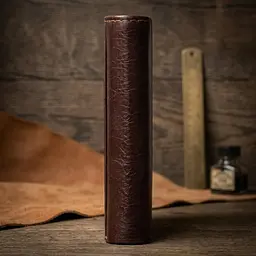 Чоловіче портмоне mini глянсове 20245 Vintage коричневе - мініатюра 3