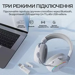 Игровая гарнитура Ajazz AHM10 Max Black (AHM10-MAX-B) - миниатюра 12