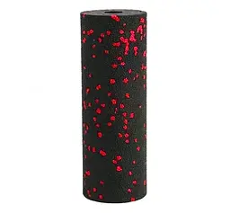 Масажний ролик (роллер) гладкий PowerPlay PP-4346 Mini EPP Foam Roller Чорно/Червоний (15,3x5,3 см) (PP_4346_Red_(15*5)) - мініатюра 2