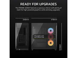 Корпус Corsair Frame 4500X RS-R ARGB Black (CC-9011314-WW) - миниатюра 8