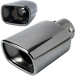 Насадка на глушник Vitol 165x95-70x59 мм Темний Хром (НГ-0415-BK)