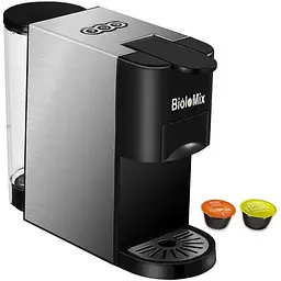 Кавоварка 3-in-1 BioloMix BK-513 Espresso Coffee Machine Сіра - мініатюра 2