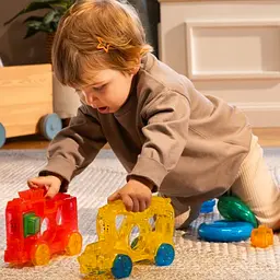 Сенсорний конструктор Jelly Blox серії Lil Jellies Автобус (937839) - мініатюра 9