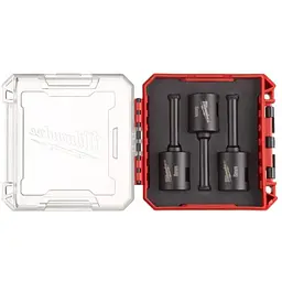Набір алмазних коронок Diamond Max PACKOUT Milwaukee М14, діаметр 8мм (3шт) (сухе свердління) пластиковий кейс