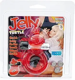 Ерекційне кільце з вібрацією Jelly Turtle Cockring Seven Creations 6454SC0295 18689 - мініатюра 1