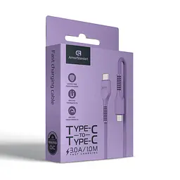 Кабель ArmorStandart AR88 Type-C to Type-C 3A 1m Purple (ARM65291) - мініатюра 5