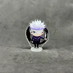 Акрилова колекційна фігурка Chibi Аниме: Магічна битва/Jujutsu Kaisen Сатору Годжо 1 10см - мініатюра 2