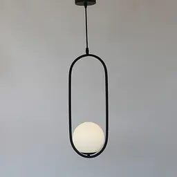 Підвісний світильник Friendlylight Hoop B Black FL3025