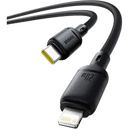 Кабель Baseus Silky Series USB-C to Lightning 20W 1m Black (P10377700113-00) [155530] - мініатюра 2