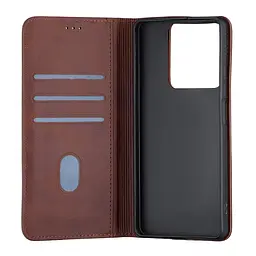 Чохол-книжка Premium Xiaomi Redmi Note 13 5G Dark Brown - мініатюра 2