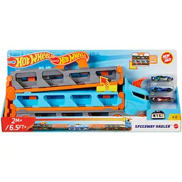 Грузовик-транспортер Hot Wheels Суперперегони(GVG37) - мініатюра 8