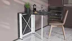 Стіл-книга трансформер Оріон 2 Ferrum-decor 750x1520x730 Білий метал ДСП Сосна Кембра 16 мм (FRD-104592) - мініатюра 7