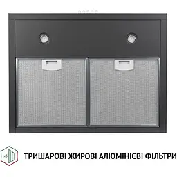 Витяжка купольна Perfelli K 6402 SG 850 LED - мініатюра 4