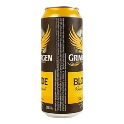 Пиво Grimbergen Blonde, світле 6.7%, з/б, 0,5 л - мініатюра 5