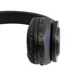 Навушники бездротові Headphones P39 Wireless, накладні, чорні, з мікрофоном та Bluetooth - мініатюра 6
