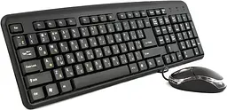 Комплект HQ-Tech KM-102 USB+PS/2 black - мініатюра 2