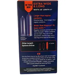 Презервативи One Extra Wide&Long 10 шт. (ROZ6501053464) - мініатюра 4