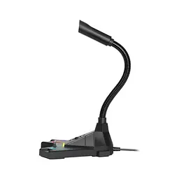 Мікрофон для стриму Defender Pitch GMC 200 3.5мм LED (кабель 1.5м) Чорний - мініатюра 2