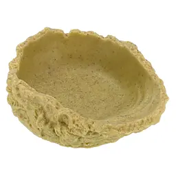 Поїлка та миска для купання Hobby Drinking Bowl M ochre 150мл. 14x11x5см (36277) - мініатюра 3