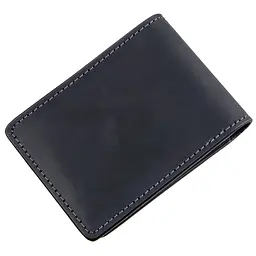 Шкіряний затиск для купюр GRANDE PELLE 8х11х1 см acs0014763 - мініатюра 2