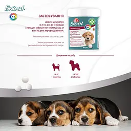 Вітаміни 8in1 Excel Multi Vitamin Puppy для цуценят і молодих собак, мультивітамін, 100 шт - мініатюра 3