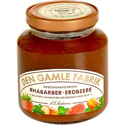 Джем Den Gamle Fabrik з ревенем та полуницею 380 г - мініатюра 2