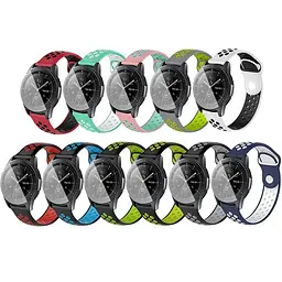 Ремінець Becover Vents Style для Xiaomi iMi KW66/Mi Watch Color/Watch S1 Active/Haylou LS01/LS05 Gray-Green (705807) - мініатюра 4