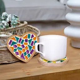 Дитячий набір для творчості кришталева мозаїка Серце Mosaaro MA1007 - мініатюра 3