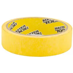Стрічка малярська Mastertool 25 мм х 20 м жовта (в упаковці 11 шт.)