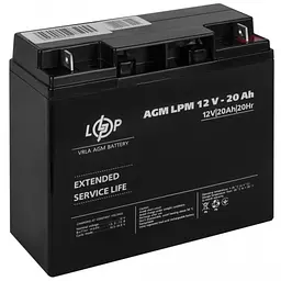 Акумулятор LogicPower AGM LPM 12V - 20 Ah - мініатюра 2