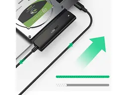 Адаптер SATA UGREEN CM321 USB 3.0 Type-C to SATA III Black (70610) - мініатюра 4