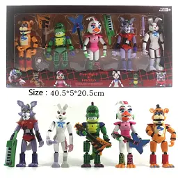 Колекційні фігурки іграшки Five Nights at Freddy's Порушення безпеки в коробці, аніматроніки - мініатюра 6