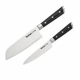 Набір ножів Ice Force, 2шт, нержавіюча сталь, пластик, чорний Tefal kuh0014546 - мініатюра 2