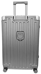 Валіза велика L Madisson Snowball 66503 L 74x49x31 см 100% полікарбонат на клямках Срібна - мініатюра 7