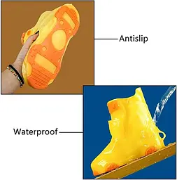 Бахіли на взуття Kidigo дитячі ПВХ H003 S 26-27 Yellow (17563) - мініатюра 7