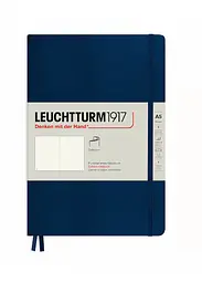 Блокнот Leuchtturm1917 Середній, М'яка обкладинка, темно-синій, крапка (362850)