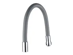 Гусак AQUATICA излив 3/4 для кухні силіконовий сірий (9793511)