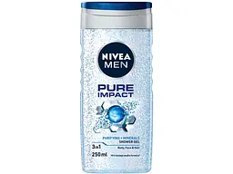Гель для душу NIVEA 250мл чоловічий "URE IMPACT 3в1