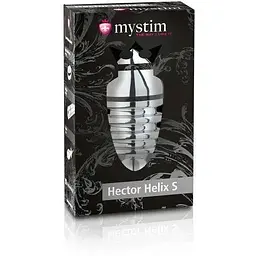 Металева анальна пробка Mystim Hector Helix S для електростимулятора діаметр 4 см - мініатюра 3