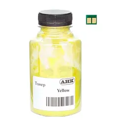 Тонер Canon LBP-850C/852i, 059 150г 7K Yellow chip АНК (50000590)
