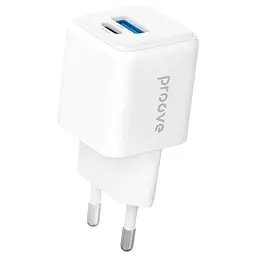 Зарядний пристрій Proove Pocket GaN Plus 25W (Type-C + USB) white (WCPG25111202) - мініатюра 1