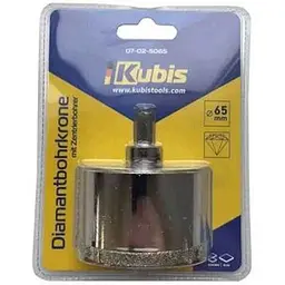 Свердло KUBIS корончасте d=80мм алмазне KERAMIK PLUS з центрующим свердлом, камінь, граніт, керамограніт