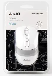 Бездротова миша A4Tech Fstyler FG10 Wireless White (FG10 (White)) - мініатюра 6