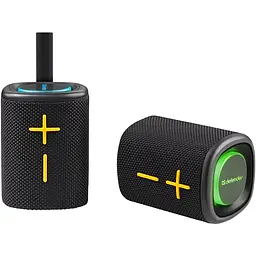 Акустична система 1.0 Defender Union 20Вт BT/USB/TF/AUX/2-in-1/RGB чорна - мініатюра 6