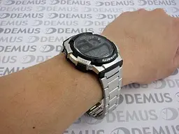Стильні електронні годинники чоловічі наручні японські Оригінал Casio Collection AE-1000WD-1AVEF - мініатюра 2